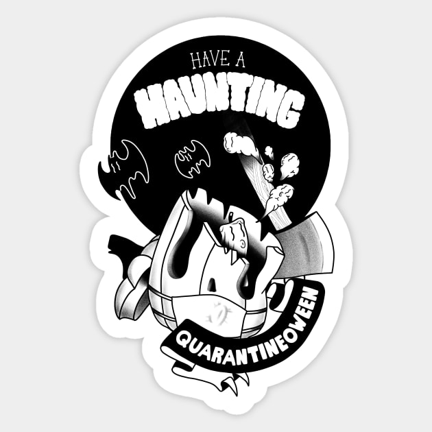 Quarantineoween Sticker by Hollow Heads Studios